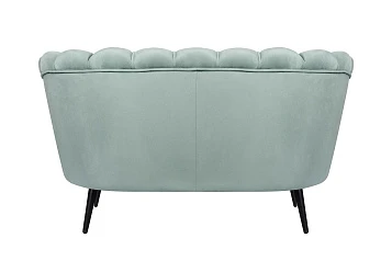 Диван ракушка Pearl Double Green на черных ножках в интернет-магазине в Краснодаре