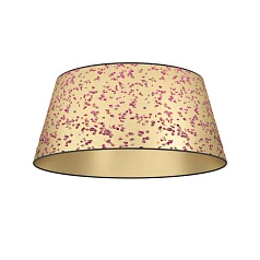 390291 Потолочный светильник CASTUERA, 1X25W (E27), ?450, сталь, черный/бумага декорированная розовыми лепестками, золотой, розовый в Краснодаре