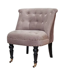 Низкое кресло Aviana Taupe Velvet в Краснодаре