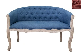 Диван французский стиль Kandy Double Blue красный в Краснодаре
