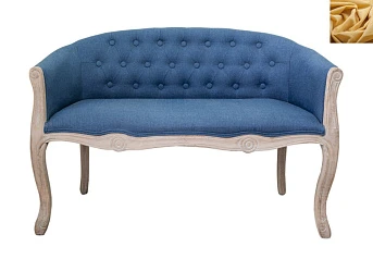 купить Диван французский стиль Kandy Double Blue цвет желтый в Краснодаре