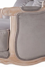 Двухместный дизайнерский диван Brody Double grey на заказ в интернет-магазине в Краснодаре