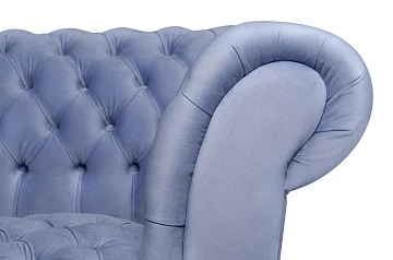 стильные Двухместный диван Lina Blue-B синий в Краснодаре