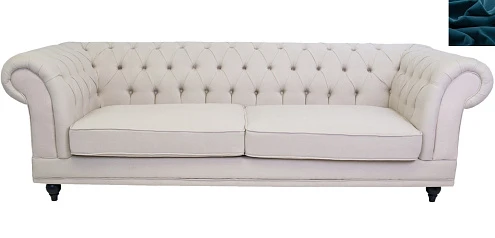 купить стильный Диван мягкий арт-деко Neylan синий в Краснодаре