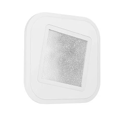 901233 Светодиодный потолочный светильник MACCHIONI, 12W(LED), 200x200, сталь, пластик, белый/ пластик с эфф. хрусталя, белый, 4000K, 1560lm на заказ в Краснодаре