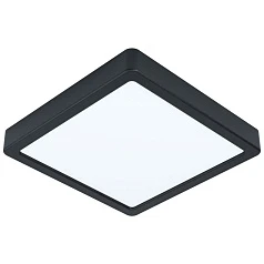 заказать 99256 Светодиодный накладной светильник FUEVA 5, 17W (LED), 210х210, H28, 2100lm, 4000K, сталь, черн в Краснодаре