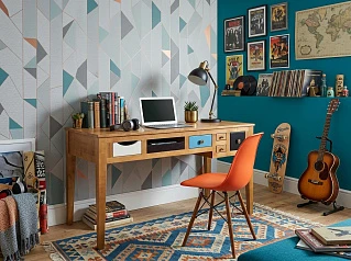 Рабочий стол "Акварель (Aquarelle)" арт RE-12ETG/4 в Краснодаре