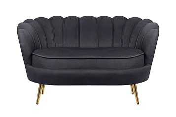 красивый Дизайнерский двухместный диван Pearl Double Black в Краснодаре