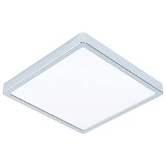 99269 Светодиодный накладной светильник FUEVA 5, 20,5W (LED), 285х285, H28, 2400lm, 3000K, IP44, сталь на заказ в интернет-магазине в Краснодаре