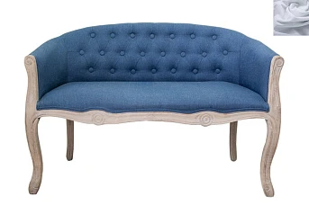 Диван французский стиль Kandy Double Blue светло серый в Краснодаре