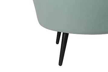 Диван ракушка Pearl Double Green на черных ножках в интернет-магазине в Краснодаре