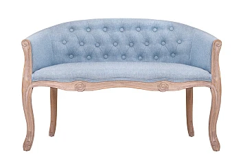 стильный Дизайнерский двухместный диван Kandy Double Light Blue на заказ в Краснодаре