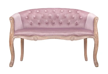 заказать Двухместный дизайнерский диван Kandy Double Pink Velvet в интернет-магазине в Краснодаре