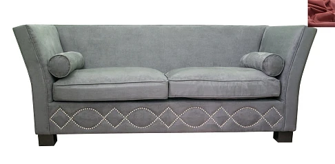 купить красивый Диван арт-деко Volte Grey цвет красный в интернет-магазине в Краснодаре