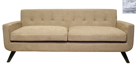 купить Диван скандинавский на ножках Uter серый в Краснодаре