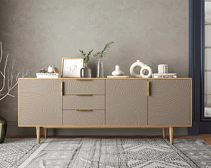 Комод "Line" удлиненный R25/beige на заказ в Краснодаре