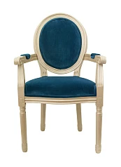 купить красивые Мягкий стул с подлокотниками Volker Arm Gold в Краснодаре