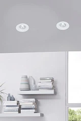 фото 98243 Светодиодный встраиваемый светильник SALICETO димм., 6W(LED), ?88, 380lm, 3000K, алюминий, белый в интерьере в Краснодаре