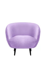 заказать Мягкое кресло Small Benee Purple на черных ножках в Краснодаре