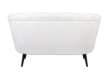 Диван ракушка Pearl Double Beige на черных ножках в интернет-магазине в Краснодаре