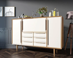 купить стильные Большой комод "Bruni white" арт BR09WH в интернет-магазине в Краснодаре