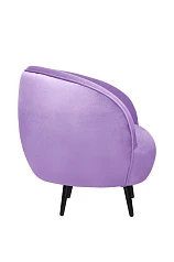 заказать Мягкое кресло Small Benee Purple на черных ножках в Краснодаре