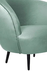 купить Мягкое кресло Small Benee Green на черных ножках в Краснодаре