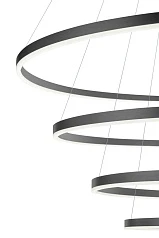 Люстра Orblaze 4 rings 1000 black в Краснодаре