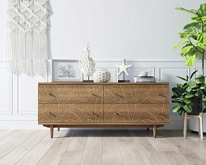 красивый Комод "Boho" 4 ящика джангл арт BH09 в Краснодаре