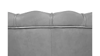 Низкое кресло ракушка Pearl Grey V2 на черных ножках в Краснодаре