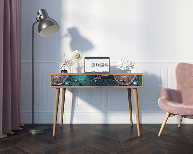 Стол рабочий "Berber" малый принт 32 арт BB32/Print_32