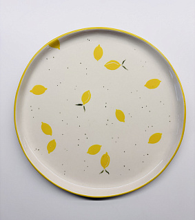 Тарелка "Лимонная" диаметр 19см
