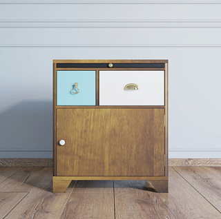 Комод-тумба «Aquarelle» арт RE-51, разноцветная