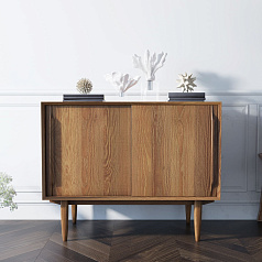 Комод в Скандинавском стиле "Бруни (Bruni)" две дверки арт BR25