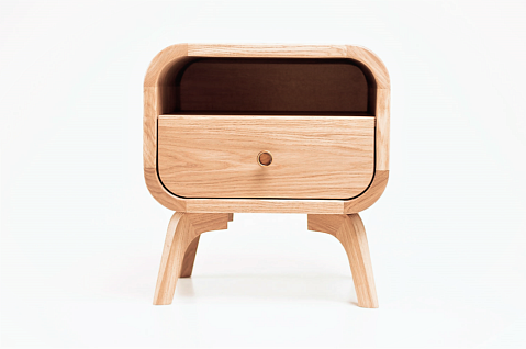 Тумба в Скандинавском стиле "Ellipse" арт EL19/1 Коричневый