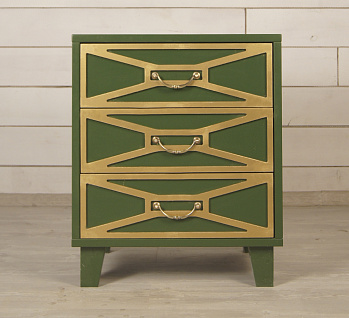 Прикроватная тумба "Emerald" арт DSC10523ETG Зеленый
