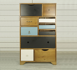 Комод универсальный «Акварель (Aquarelle)» 10 ящиков арт RE-14ETG/4